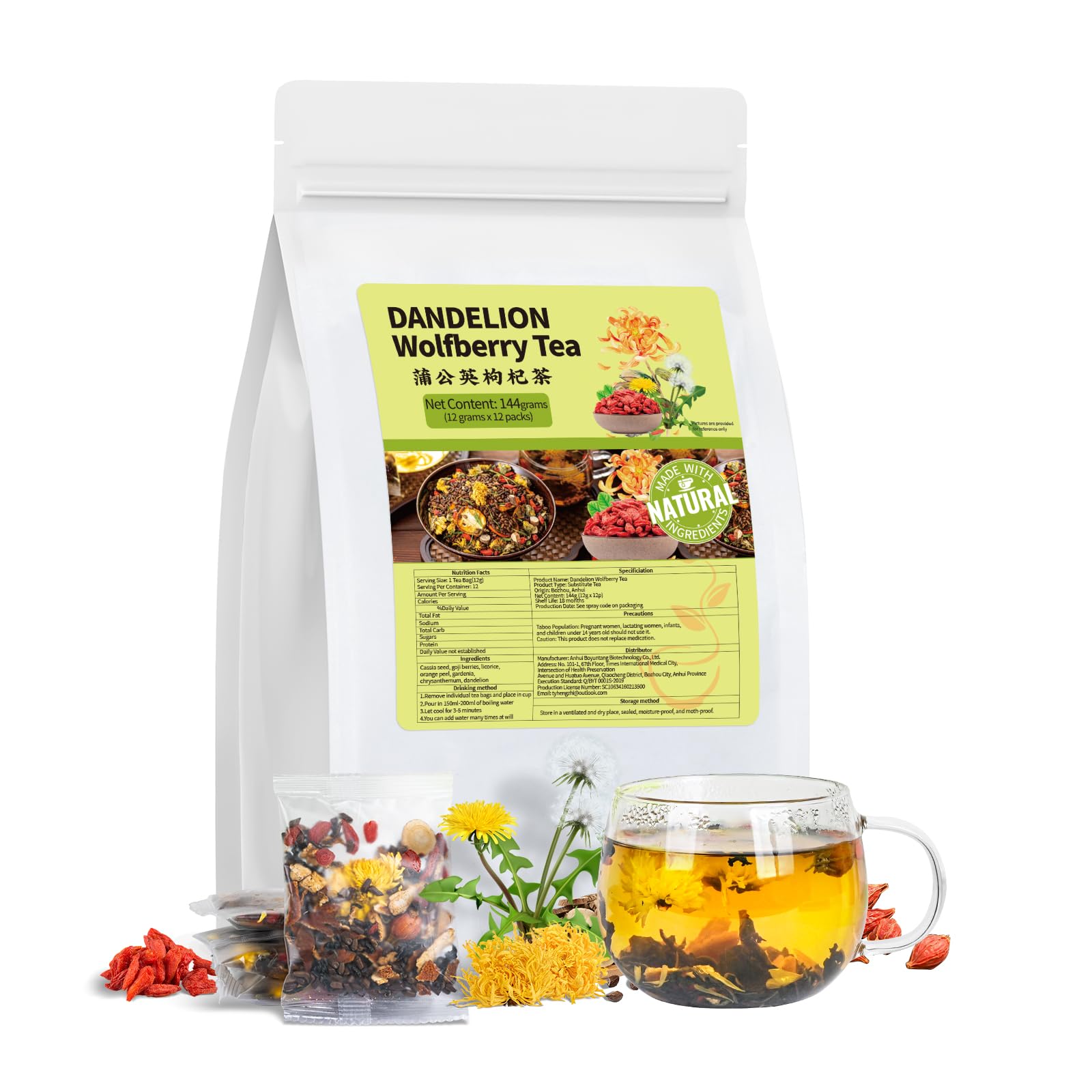 Dandelion Wolfberry Tea 1